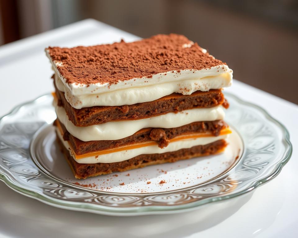 tiramisu cake layering